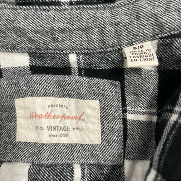 Weatherproof Plaid longsleeves flannel Buttondown Shirt Small - Picture 8 of 8
